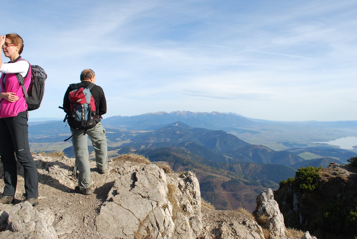 pohľad z Choča na Západné Tatry